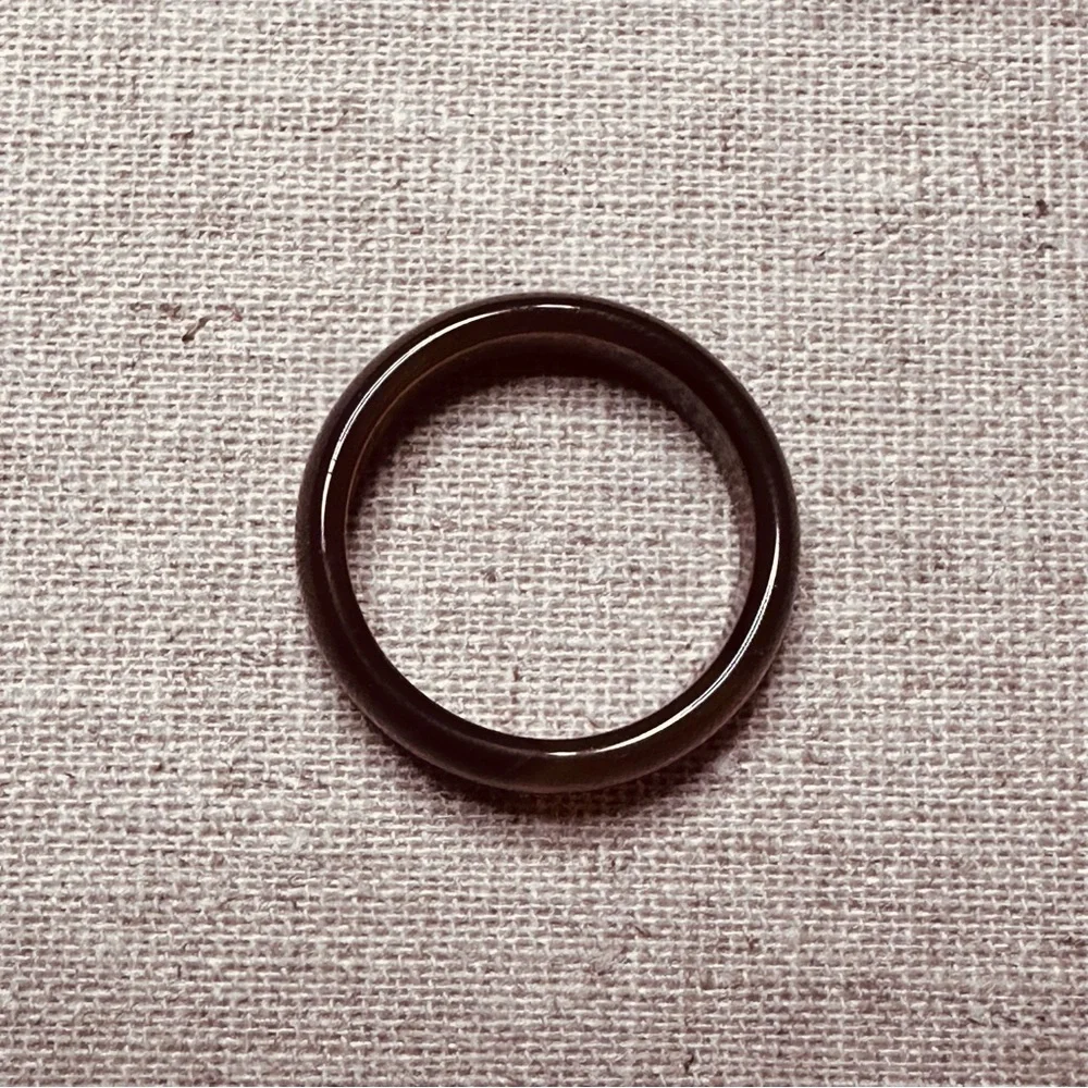 Boutique | Ring | Stone Band | Shaded Brown